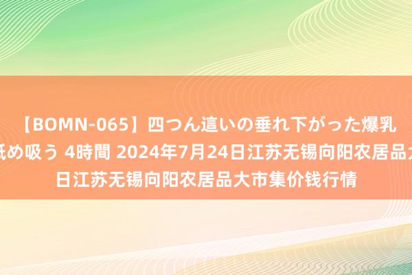 【BOMN-065】四つん這いの垂れ下がった爆乳を下から揉み舐め吸う 4時間 2024年7月24日江苏无锡向阳农居品大市集价钱行情