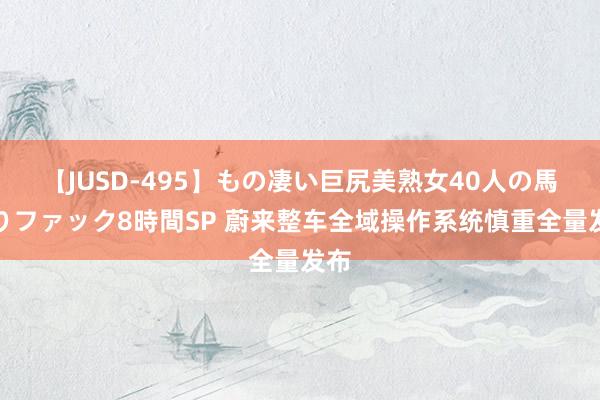 【JUSD-495】もの凄い巨尻美熟女40人の馬乗りファック8時間SP 蔚来整车全域操作系统慎重全量发布