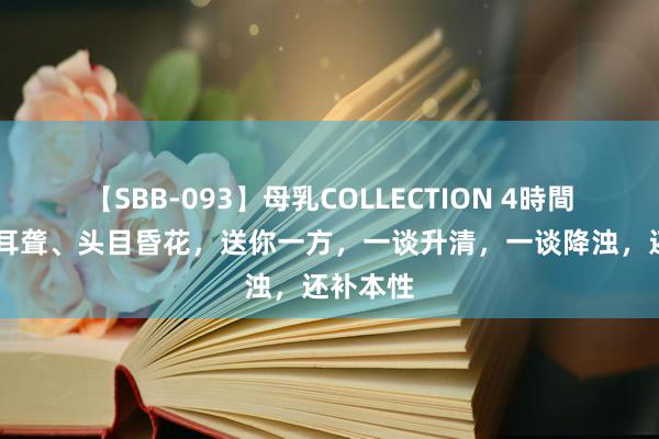 【SBB-093】母乳COLLECTION 4時間 耳鸣、耳聋、头目昏花，送你一方，一谈升清，一谈降浊，还补本性