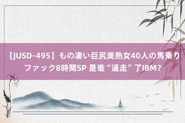 【JUSD-495】もの凄い巨尻美熟女40人の馬乗りファック8時間SP 是谁“逼走”了IBM？