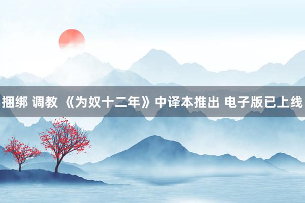 捆绑 调教 《为奴十二年》中译本推出 电子版已上线