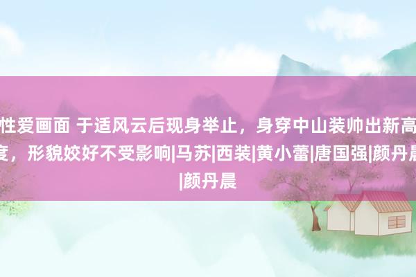 性爱画面 于适风云后现身举止，身穿中山装帅出新高度，形貌姣好不受影响|马苏|西装|黄小蕾|唐国强|颜丹晨